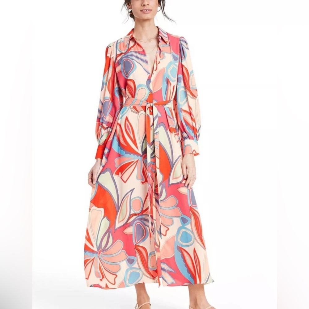 ALEXIS +Target Mixed Floral Long Sleeve Dress